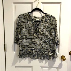 Madewell Patterned crop top